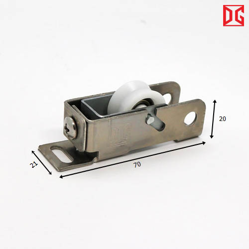 Thùng bánh xe đơn hệ 55 ray trượt đế cao DG Plastic