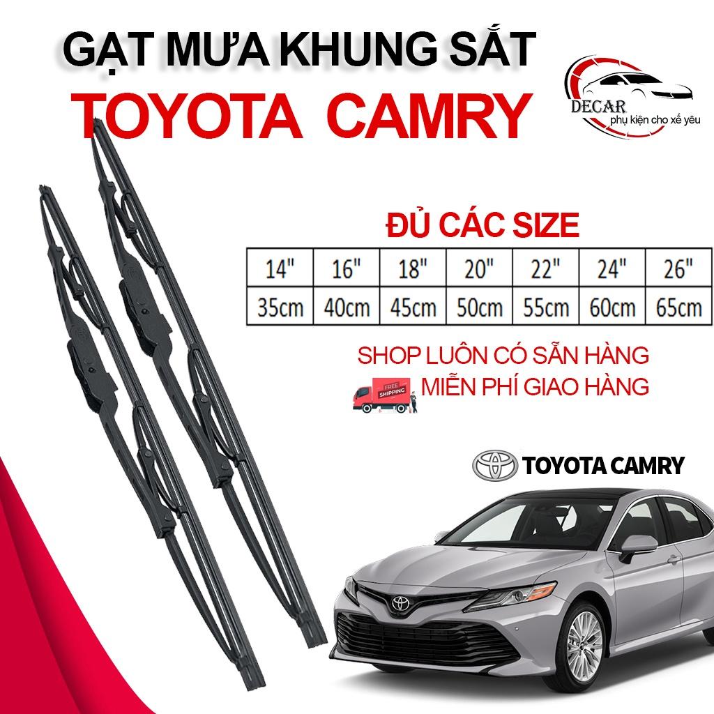 1 cặp gạt nước mưa xe ô tô, lưỡi gạt mưa silicon xe oto thông minh xe Toyota Camry