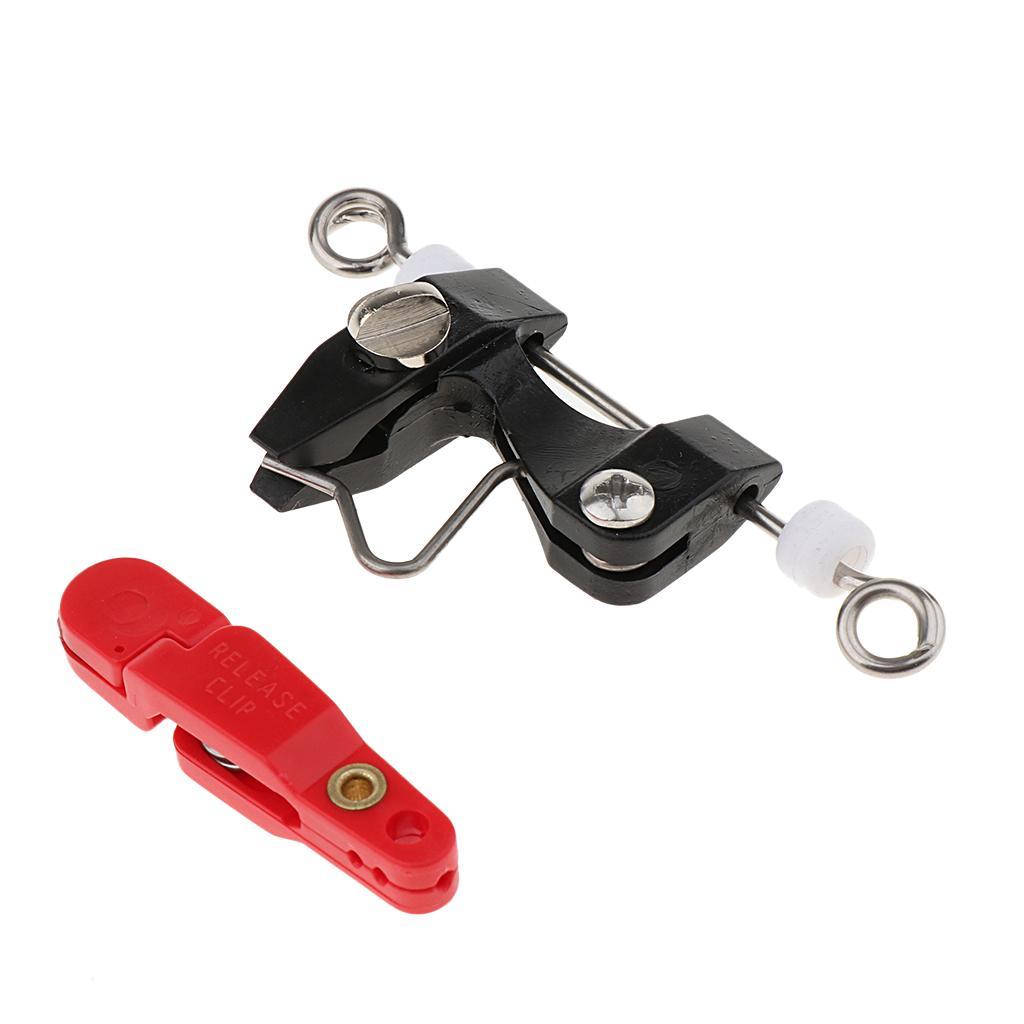 Downrigger Release Clip Boat Trolling Clip + Heavy Tension Snap Release Clip for Boat Kayak Fishing