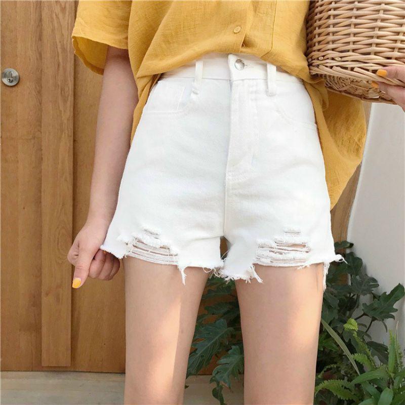 QUẦN JEAN TRẮNG ĐEN BIGSIZE LƯNG CAO CO GIÃN THOẢI MÁI