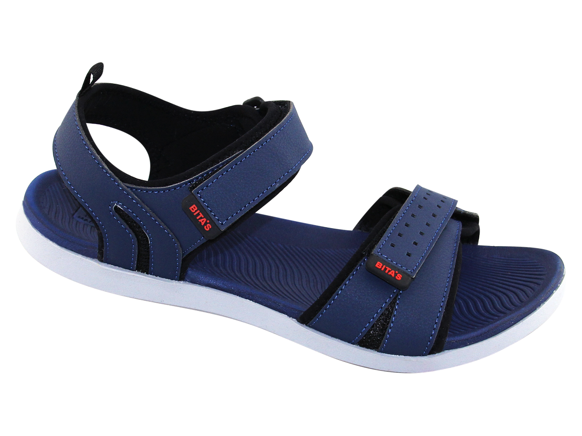 Sandal đế bằng nam Bita's SPS.140 ( Đen + Navy + Xám)