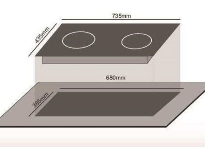 Bếp Kết Hợp 1 Từ 1 Hồng Ngoại  Canaval IE-2156 Công Nghệ Inverter, Bo Mạch Italia Chíp SIMENS, Mặt Kính Schott Ceran (4200W) - Hàng Chính Hãng