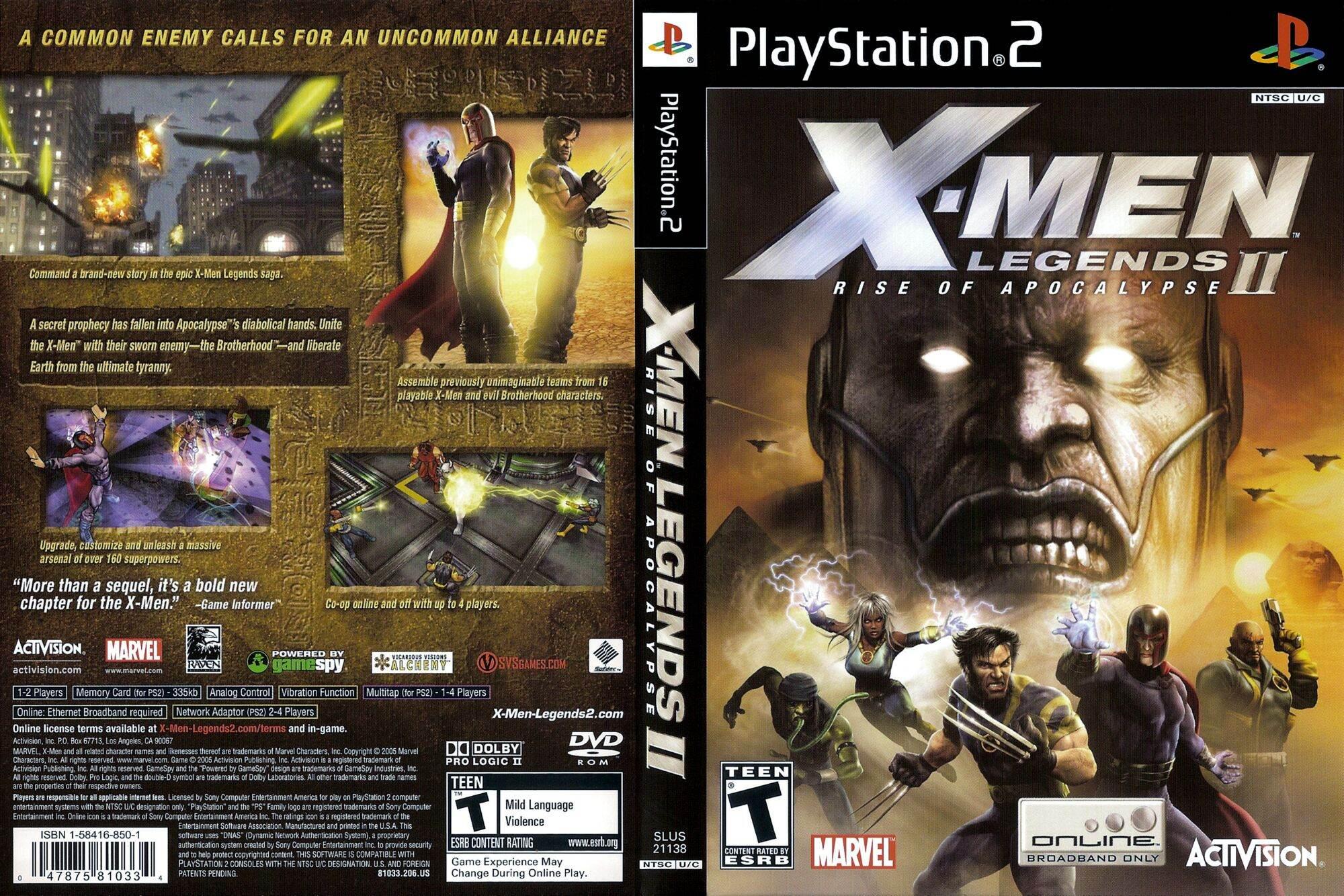 [HCM]Game PS2 marvel x men 2