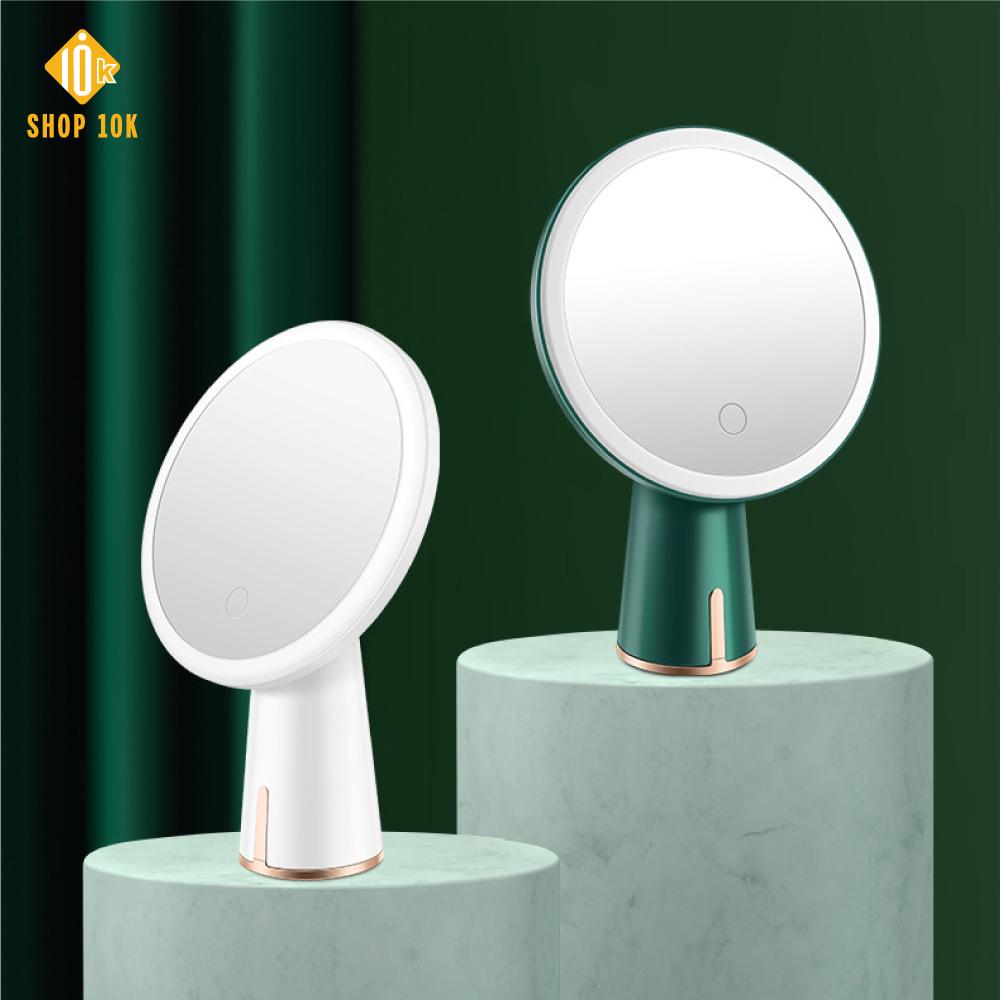 Gương đèn LED trang điểm để bàn, Gương trang điểm kiểu dáng chân to BEAUTY MIRROR Shop10k -SP005359