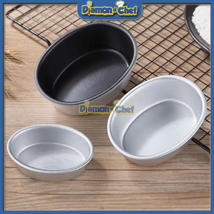 Khuôn nhôm Oval mini D04 / Khuôn quả trứng D04