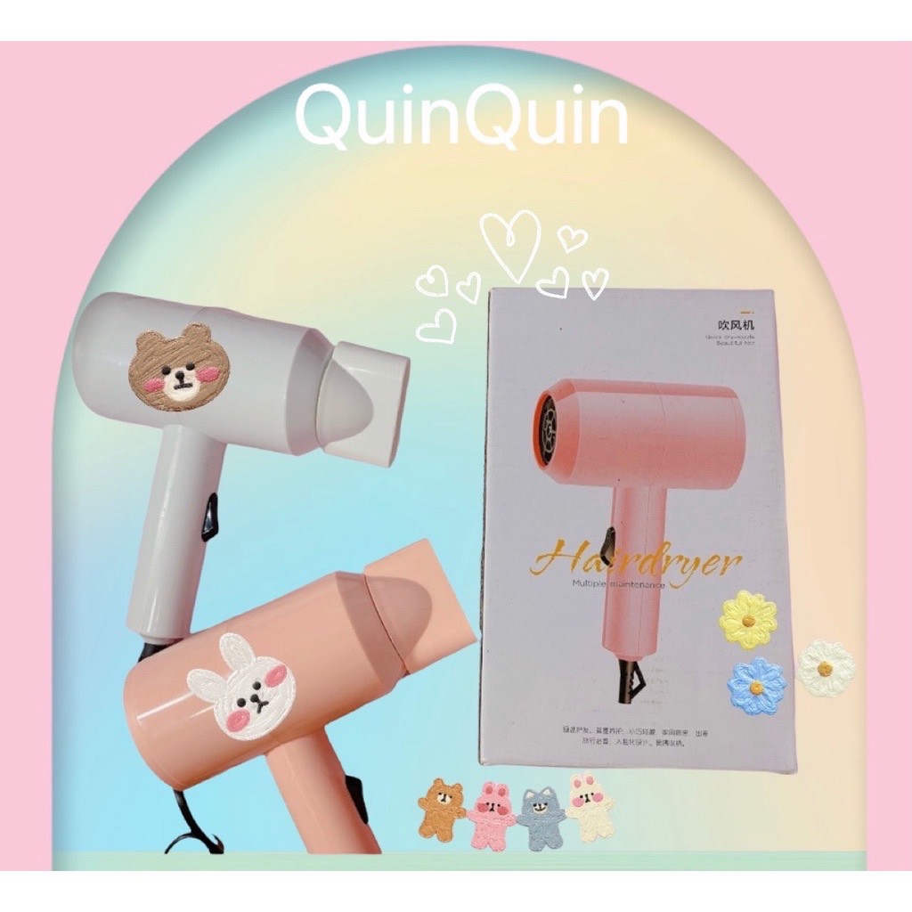 Máy sấy tóc nội địa Trung Quốc kèm sticker siêu xinh