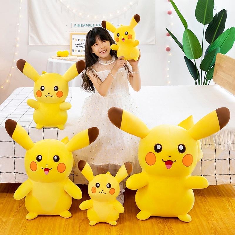 Gấu bông thú nhồi bông hình pikachu đáng yêu