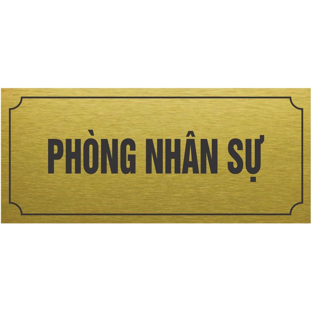 Bảng phòng ban, bảng chỉ dẫn cho nhà hàng, khách sạn cho các công ty xí nghiệp nhiều mẫu mã bằng alu vàng