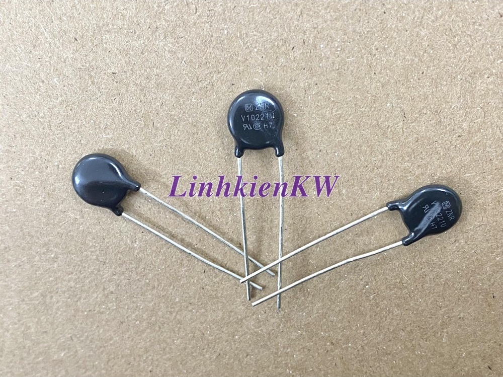  20 cái Bảo vệ 100v V10221u mới chính gốc kích thước 10mm, ZNR , tụ nổ, tụ bảo vệ quá áp điện 100v, 110v.