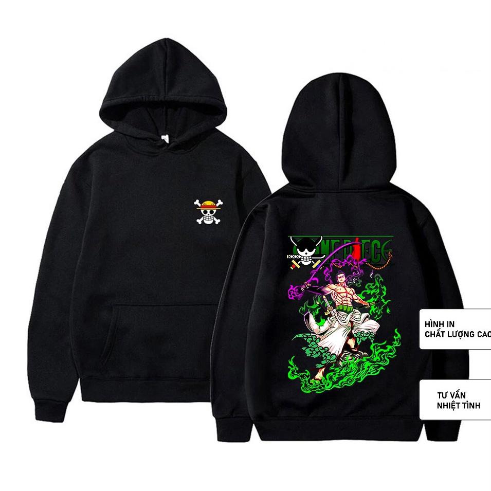 [ONE PIECE HOT ] [ANIME LẠ] BST Áo Hoodie One piece Zoro Luffy Gear 5 Mũ Rơm Kaido Đảo Hải Tặc in hình cực chất mẫu HOT SIÊU HOT - 6