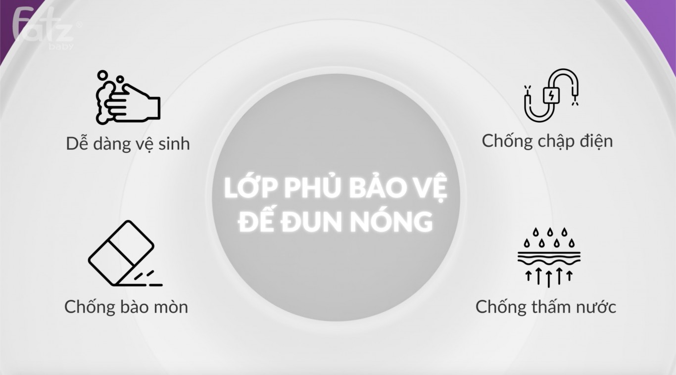 Máy hâm sữa và tiệt trùng Mono 6