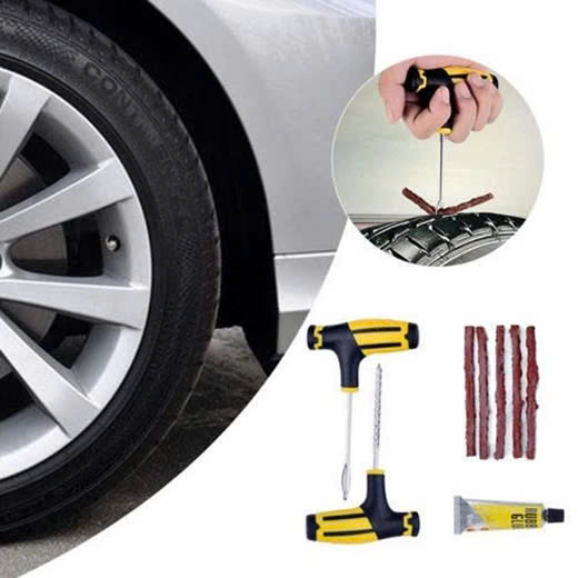 Bộ Dụng Cụ Vá Lốp Xe Máy, Ô Tô Không Săm Tại Nhà – Hàng Cao Cấp Bền Bỉ vòi nước