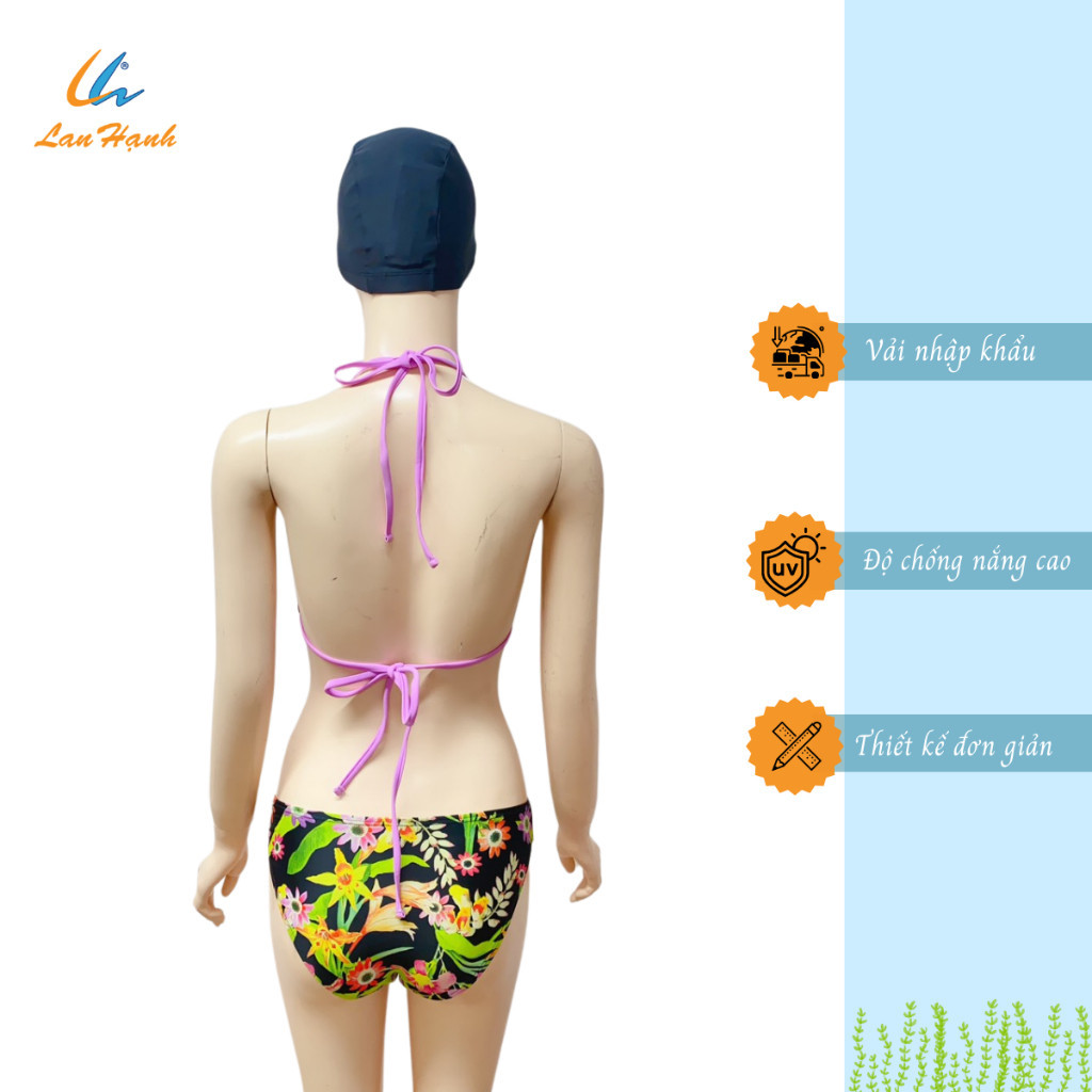 Bộ Bơi Nữ Hai Mảnh Sịp 20034 Lan Hạnh