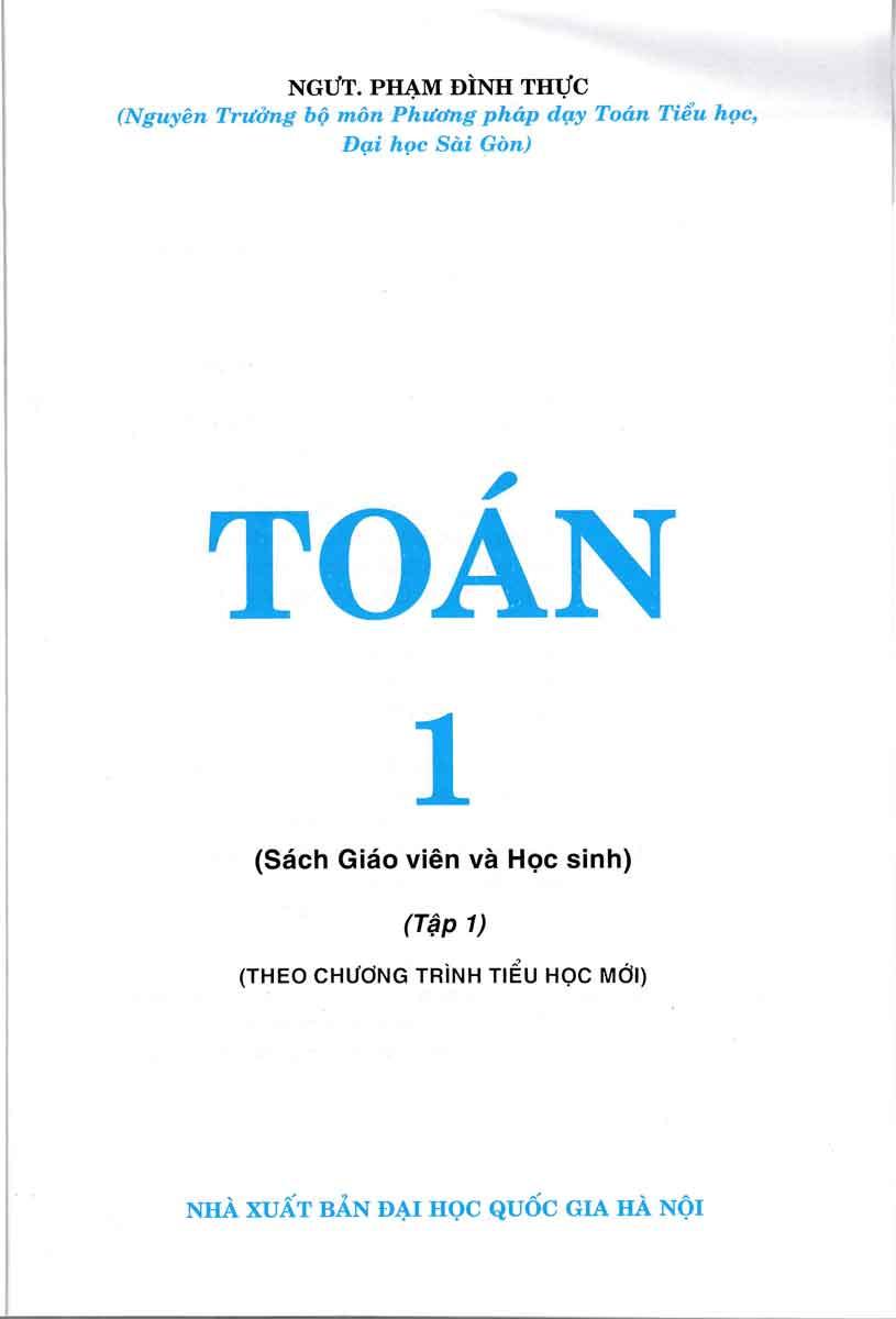 Toán 1 Tập 1 - Sách Giáo Viên Và Học Sinh