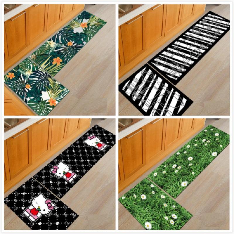 Bộ 2 Thảm Chân Chống Trượt Kích Thước 40x60 & 40x120cm