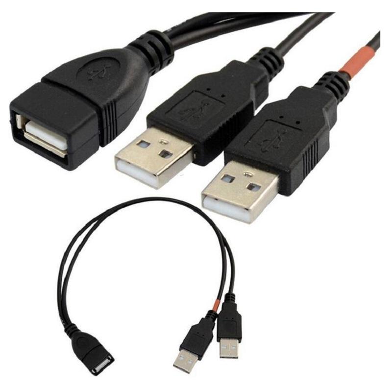 Máy tính USB Y cáp nguồn dữ liệu một điểm hai Cáp USB Cáp chia đôi Cáp nối từ Nữ sang USB 2.0 Cáp mở rộng nguồn Màu sắc: như hình ảnh