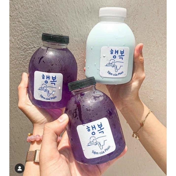 Chai nhựa 330ml,500ml nắp vặn trong suốt
