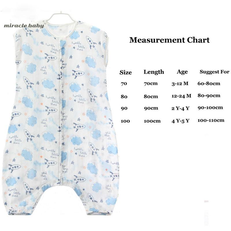Giải Tỏa Bán Cotton Muslin Mềm Túi Ngủ Cho Bé Giấc Ngủ Ngon Bao Mùa Hè Sleepsacks Bé Trẻ Em Đồ Ngủ Quần Áo Dành Cho Bé Từ 0-5 Năm
