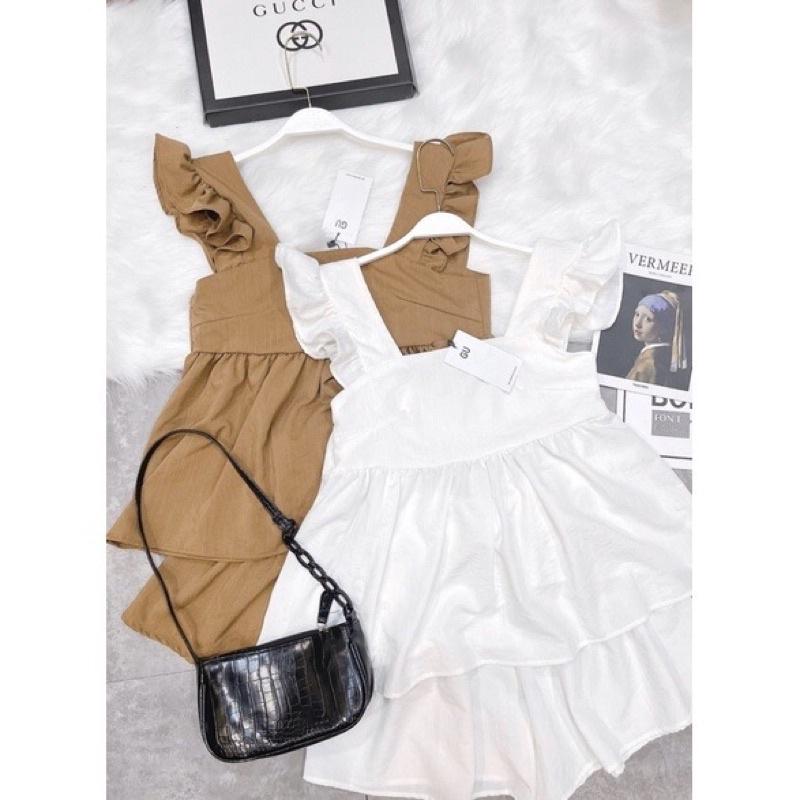 Set đồ nữ đi chơi, đồ bộ nữ babydoll, bộ cánh tiên cộc tay quần giả váy sang chảnh xinh đẹp thời trang hot trend BO002