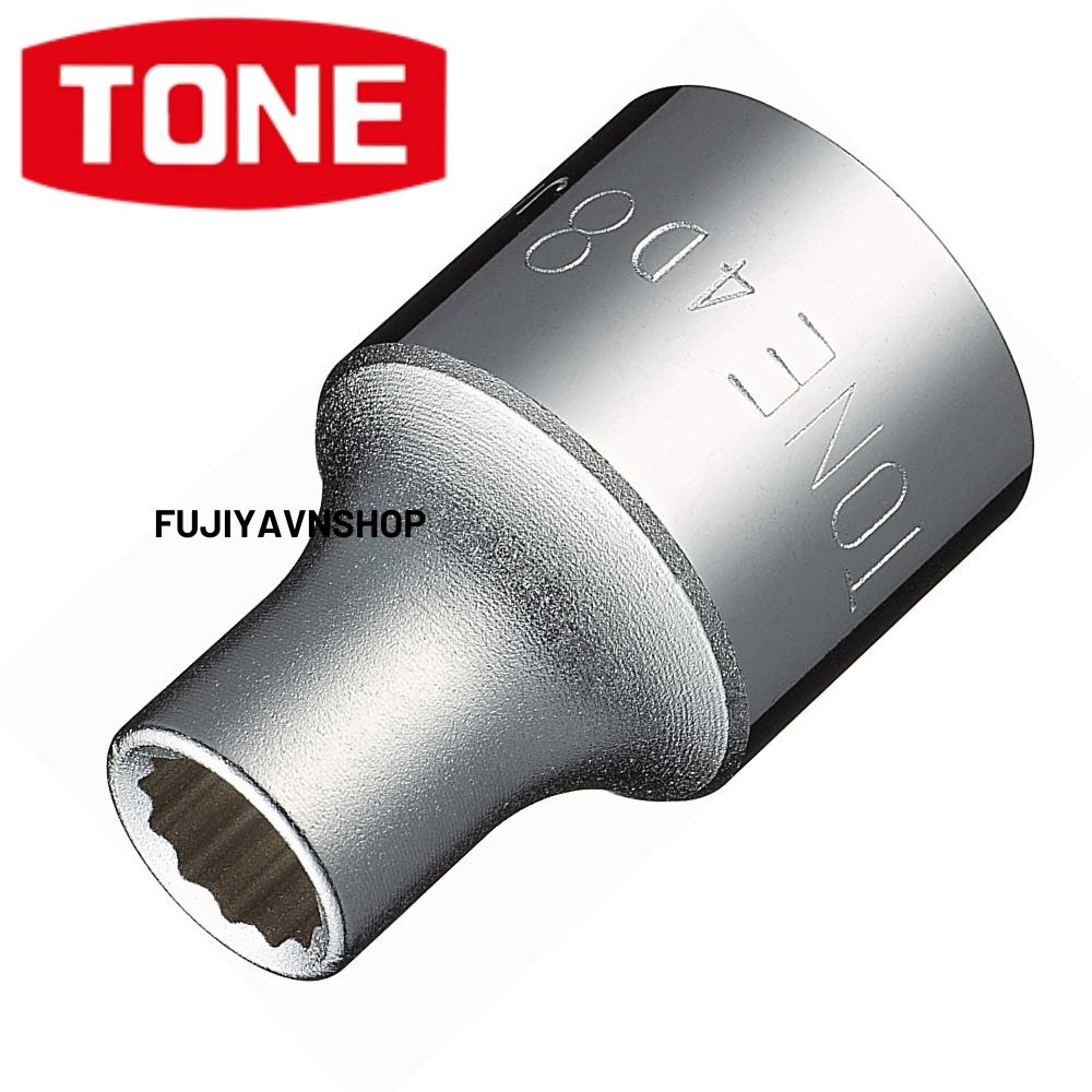 Đầu tuýp 12 cạnh ngắn Tone HP4D-08 ra đầu lục giác 8mm