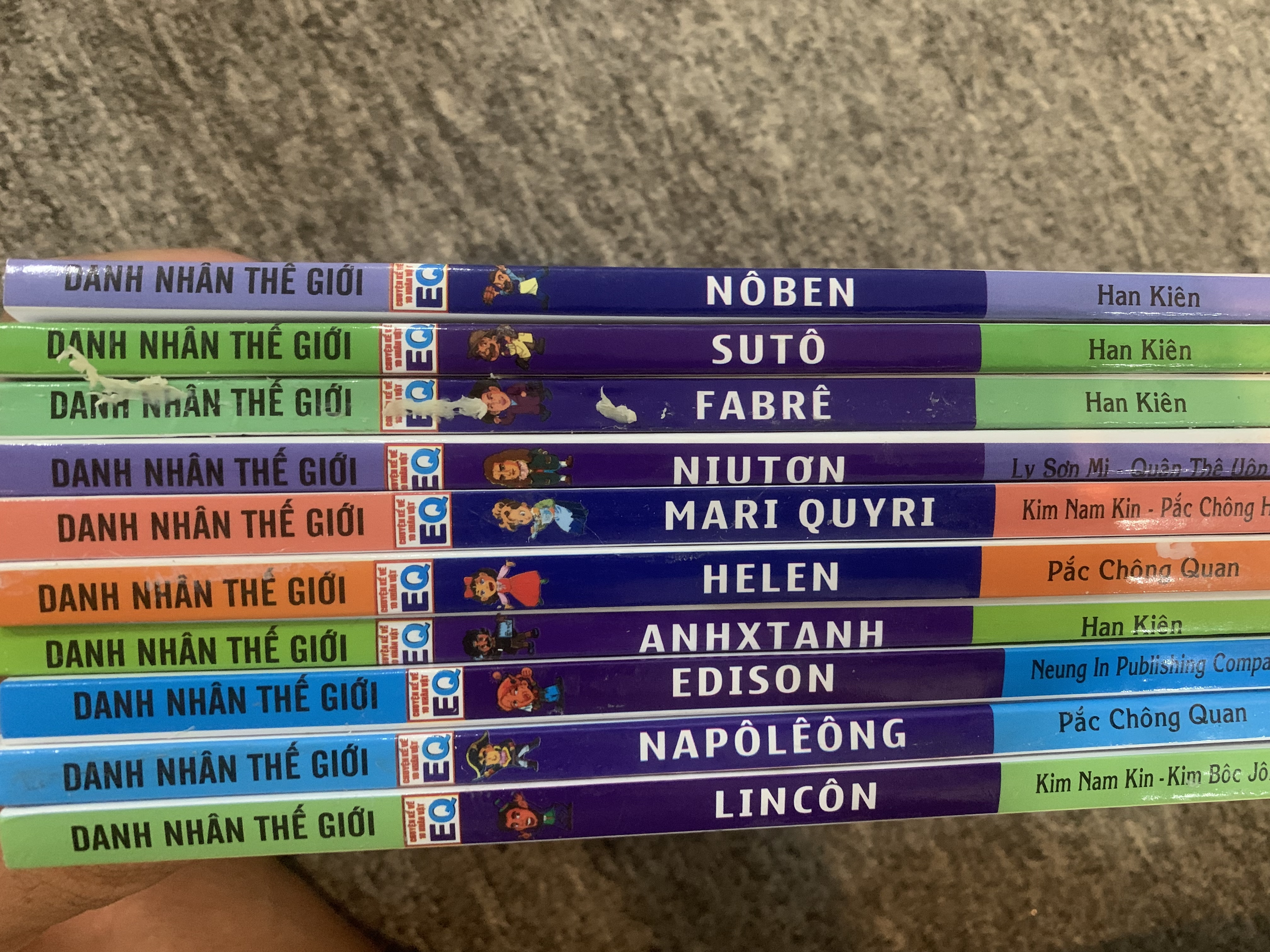 Combo 10 q Danh nhân thế giới