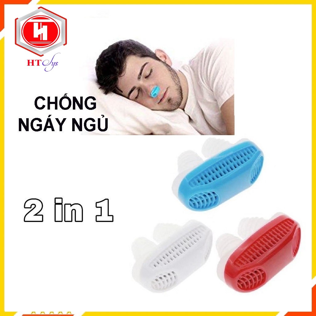 Dụng cụ hỗ trợ chống ngáy ngủ và lọc không khí hiệu quả 2in1 hiệu quả - HT SYS - Giao màu ngẫu nhiên