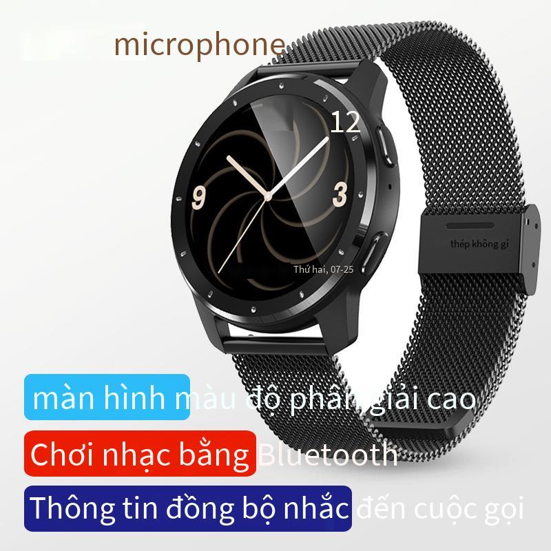 Phong cách mới nhất của Amazon MX11 nhạc cục bộ cảm ứng đầy đủ Cuộc gọi Bluetooth Đĩa U Máy nghe nhạc MP3 vòng đồng hồ thông minh