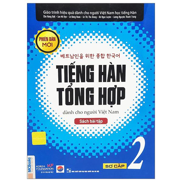 Sách - Tiếng Hàn Tổng Hợp Dành Cho Người Việt Nam - Sơ Cấp 2 - Sách Bài Tập (Tái Bản 2025)