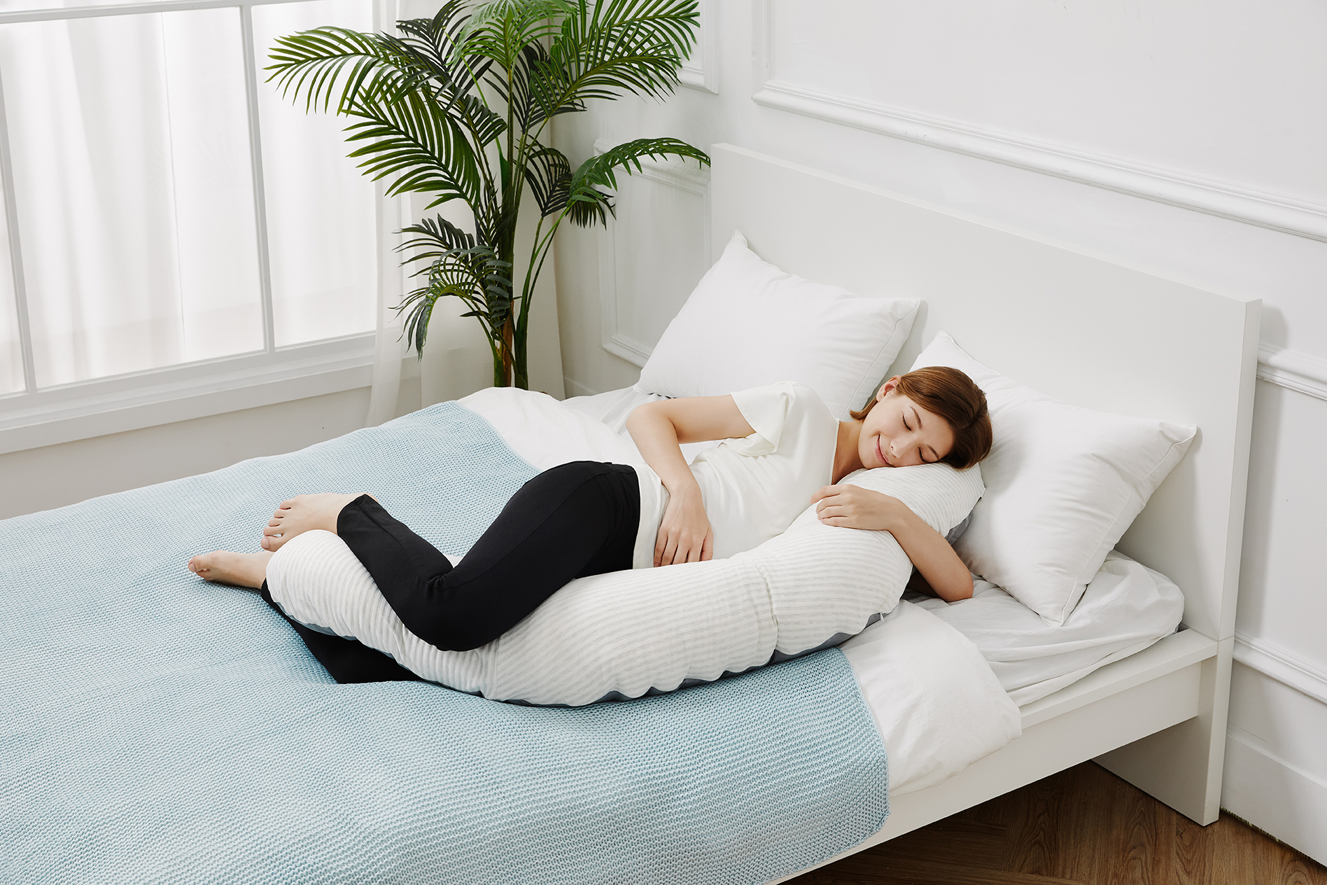 Unilove Vỏ gối thay thế gối đa năng 7 trong 1 Hopo tiện lợi cho mẹ bầu và em bé
