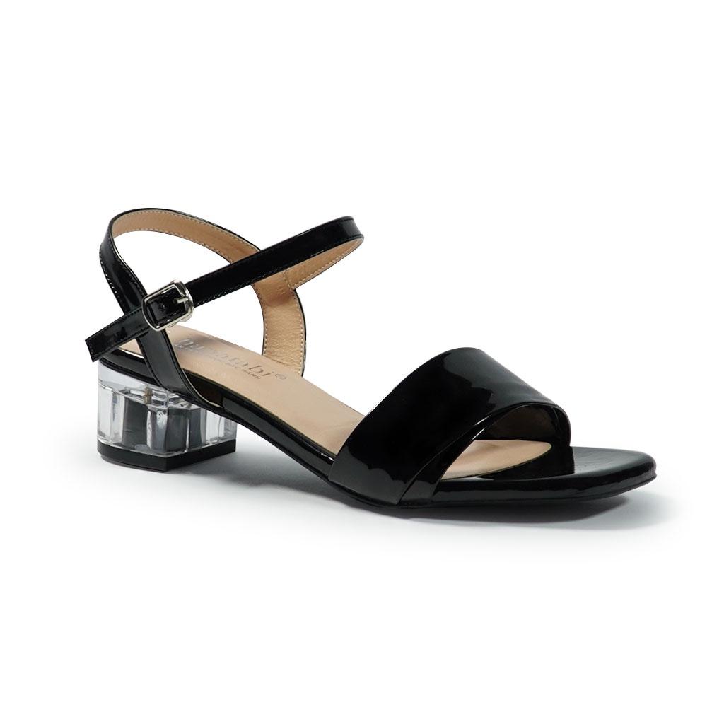 Sandal cao gót nữ quai xếp ly gót 3 cm mã SD3F329