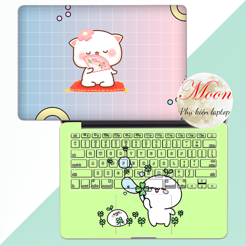 &lt;CUTE 2&gt;Skin Laptop- Máy Tính Hình Cute Đáng Yêu Cho Tất Cả Các Dòng Máy Như : Dell, Hp, Acer, Asus, Macbook,...