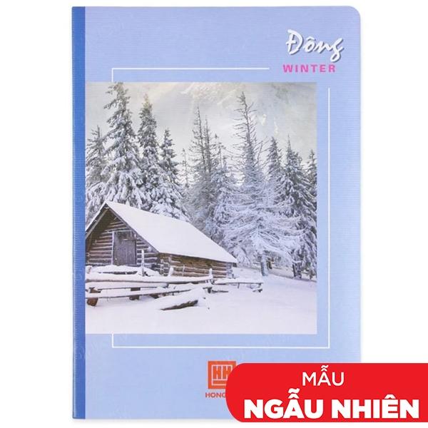 Vở Pupil 4 Mùa - Kẻ Ngang 120 Trang - Hồng Hà 1001 (Mẫu Màu Giao Ngẫu Nhiên)