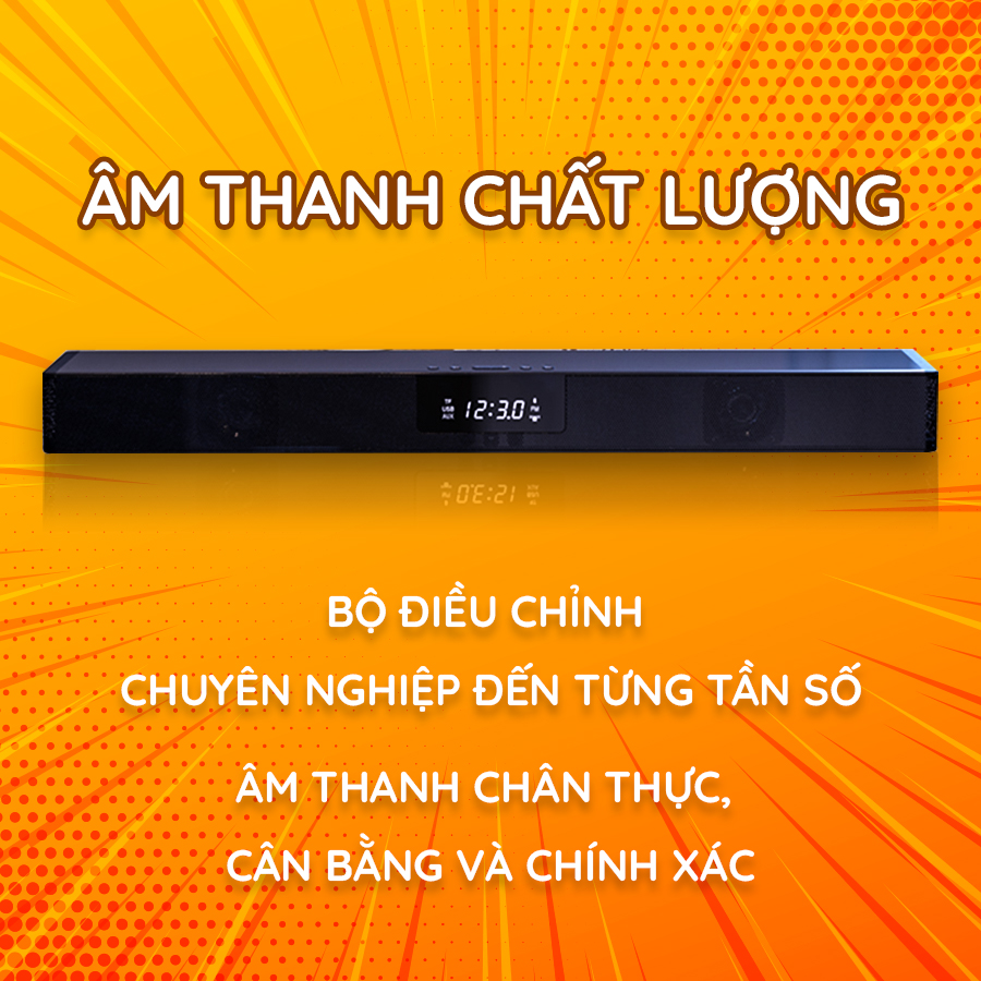 Loa Thanh Soundbar Bluetooth Để Bàn Dùng Cho Tivi Máy Vi Tính PC Laptop BS-39B Hỗ Trợ Sạc Không Dây - Loa Công Suất Lớn Tặng Tai Nghe Chụp Tai CT770 ( Giao màu ngẫy nhiên )