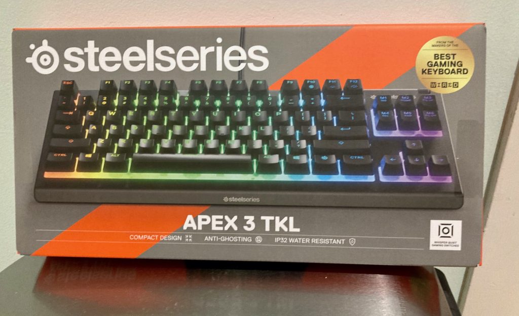 Bàn phím Steelseries Apex 3 TKL RGB_Hàng chính hãng