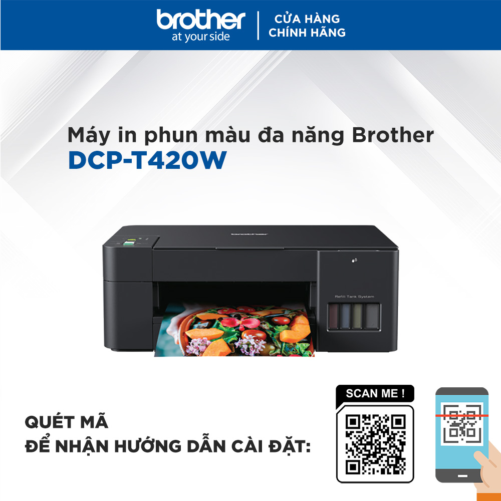 Máy in phun màu đa năng Brother DCP-T420W