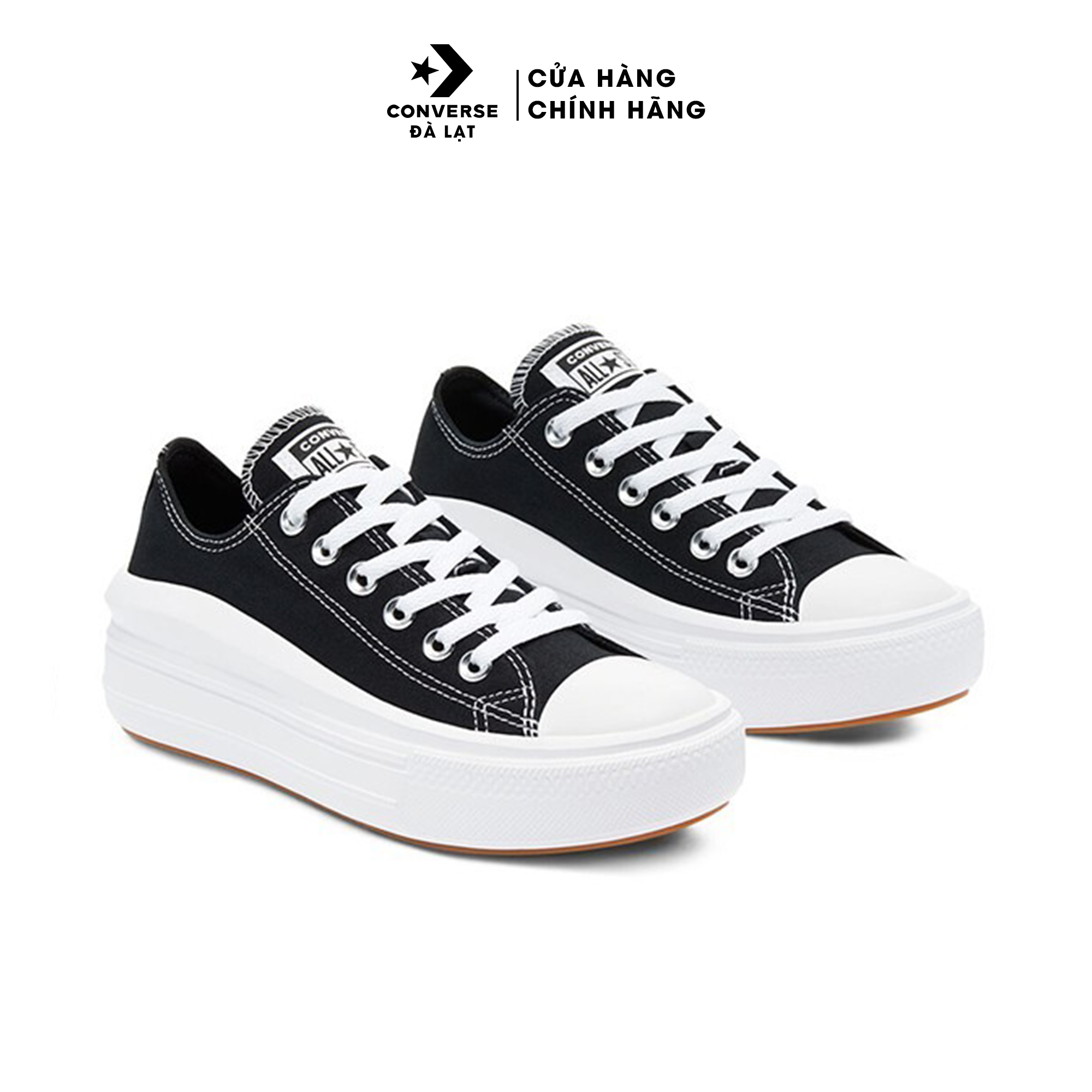 Giày Sneker Nữ độn đế Converse Chuck Taylor All Star Move Low Top - 570256C