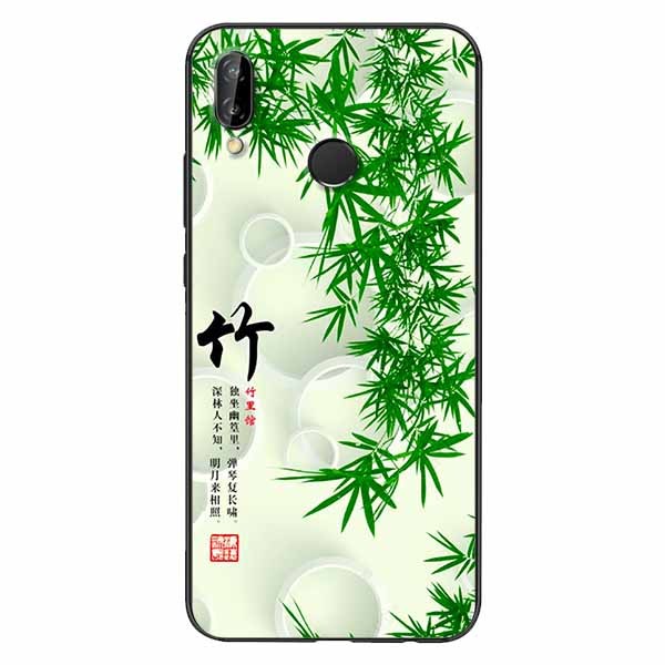 Ốp lưng in cho Huawei Nova 3E Tranh Nền Tre