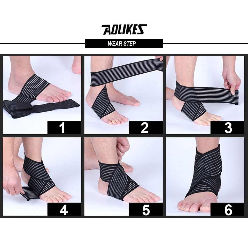 Bộ 2 quấn bảo vệ mắt cá chân AOLIKES A-1520 Sport Ankle Support