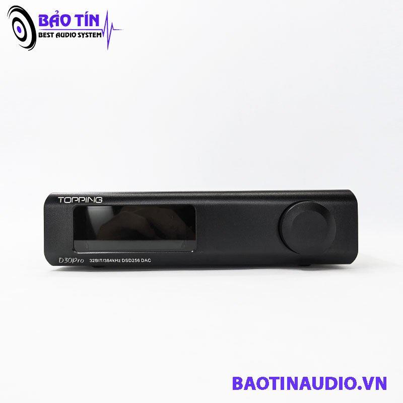 DAC TOPPING D30 PRO GIẢI MÃ DSD256 và PCM 32BIT / 386kHz TẶNG dây quang Liton Mỹ