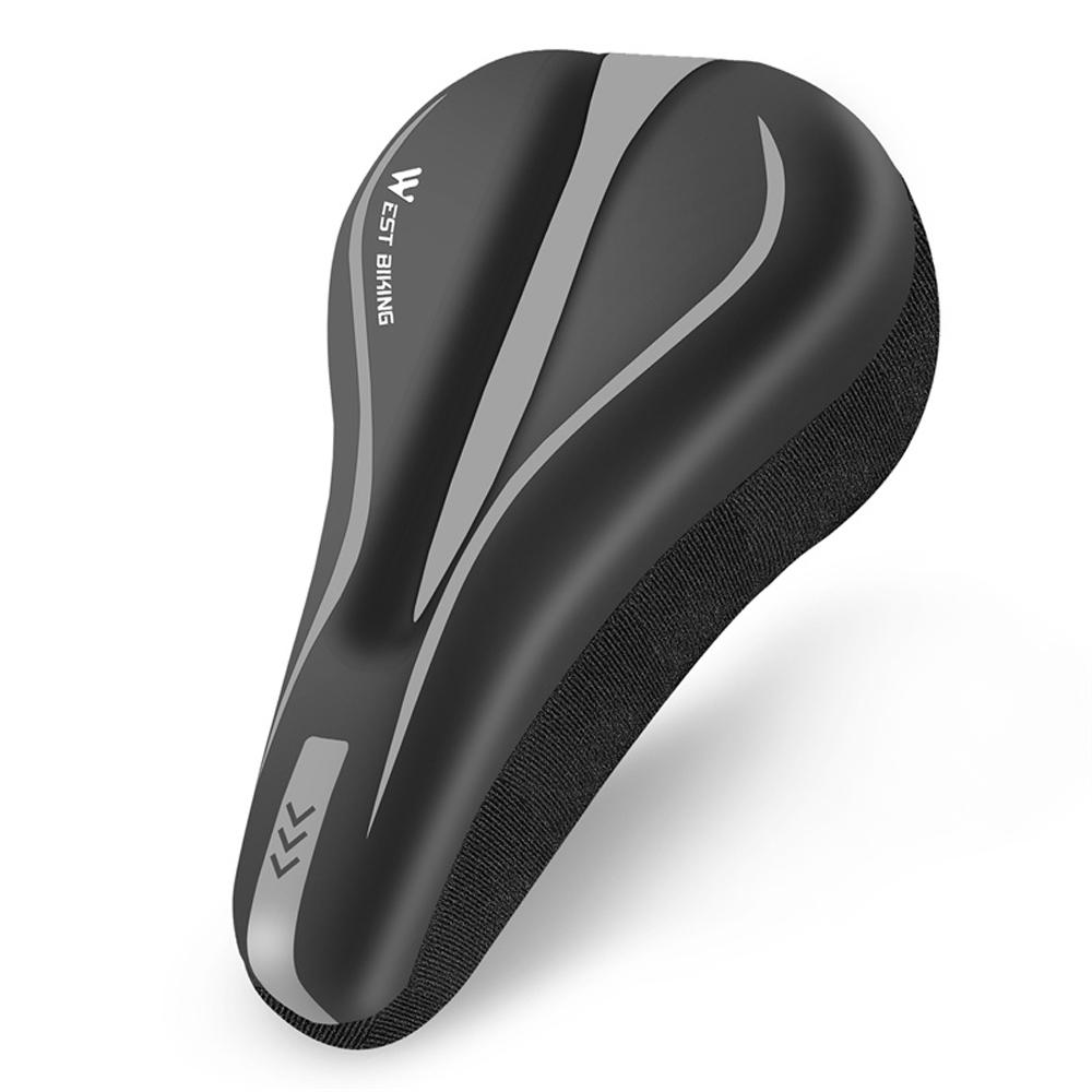 Yên xe đạp WEST BIKING da PU silicone có đêm nắp MTB chống thấm nướcc