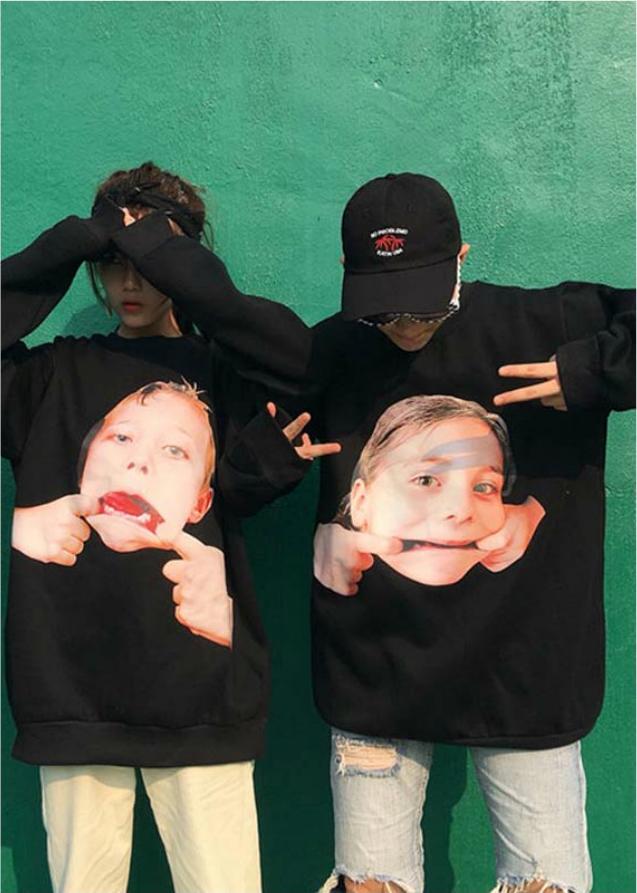 Áo sweatshirt cổ lọ mặt người Mã: NT1808 - BÉ TRAI