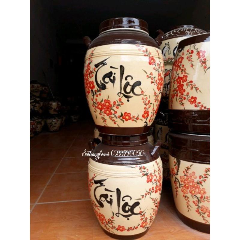 Chum sứ đựng nước,đựng rượu