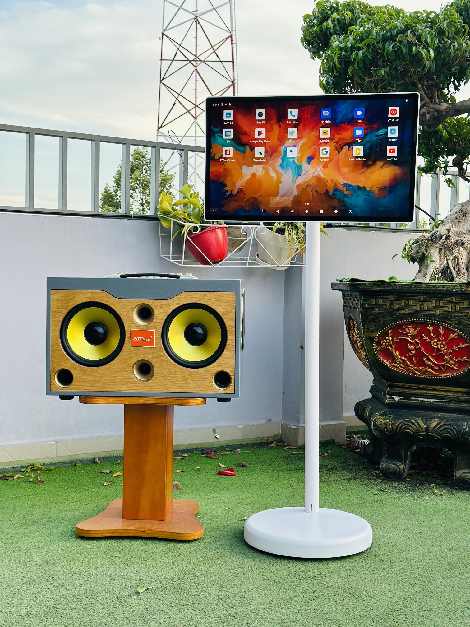 Màn Hình Cảm Ứng Di Động Thông Minh 24 inch HY33 Pro - Kết Nối WIFI 5G, Chụp Ảnh, Xoay 180 Độ, Xem Phim, Nghe Nhạc, Chơi Game Trực Tiếp Trên Màn Hình, Bảo Hành 12 Tháng, Hàng Chính Hãng