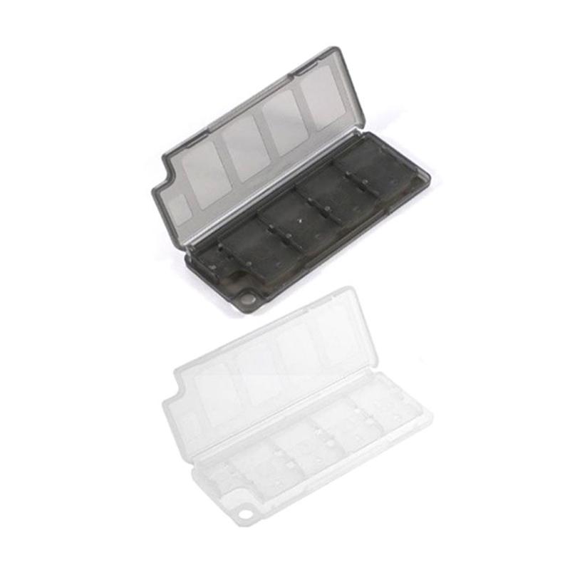 Hộp đựng thẻ 10 trong 1 Hộp đựng bảo vệ thẻ trò chơi Vỏ bảo vệ cho công tắc Hộp đựng thẻ trò chơi Hộp đựng tổ chức Màu sắc: WT