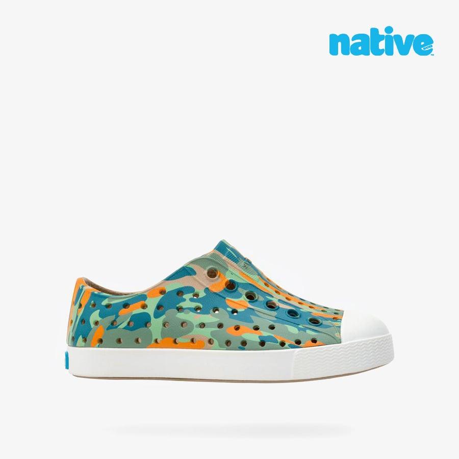 Giày Lười Bé Trai NATIVE Jefferson Sugarlite Print Junior