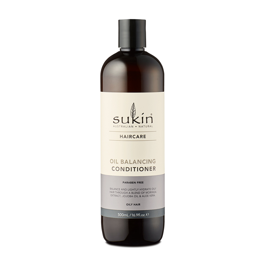 Combo gội xả cân bằng dầu Sukin Oil Balancing Shampoo 500ml &amp; Sukin Oil Balancing Conditioner 500ml