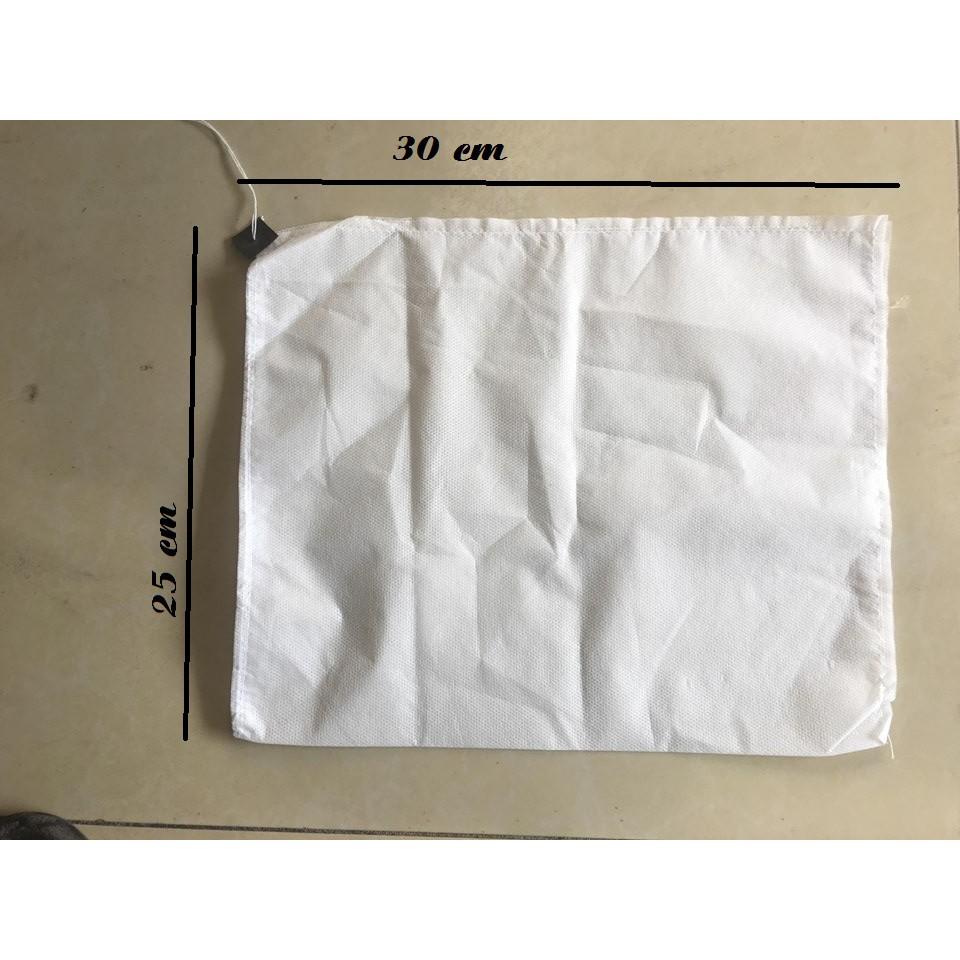 Set 100 túi bọc trái cây kích thước 25 x 30cm, bao trai bưởi, xoài, mãng cầu kiểu dây rút