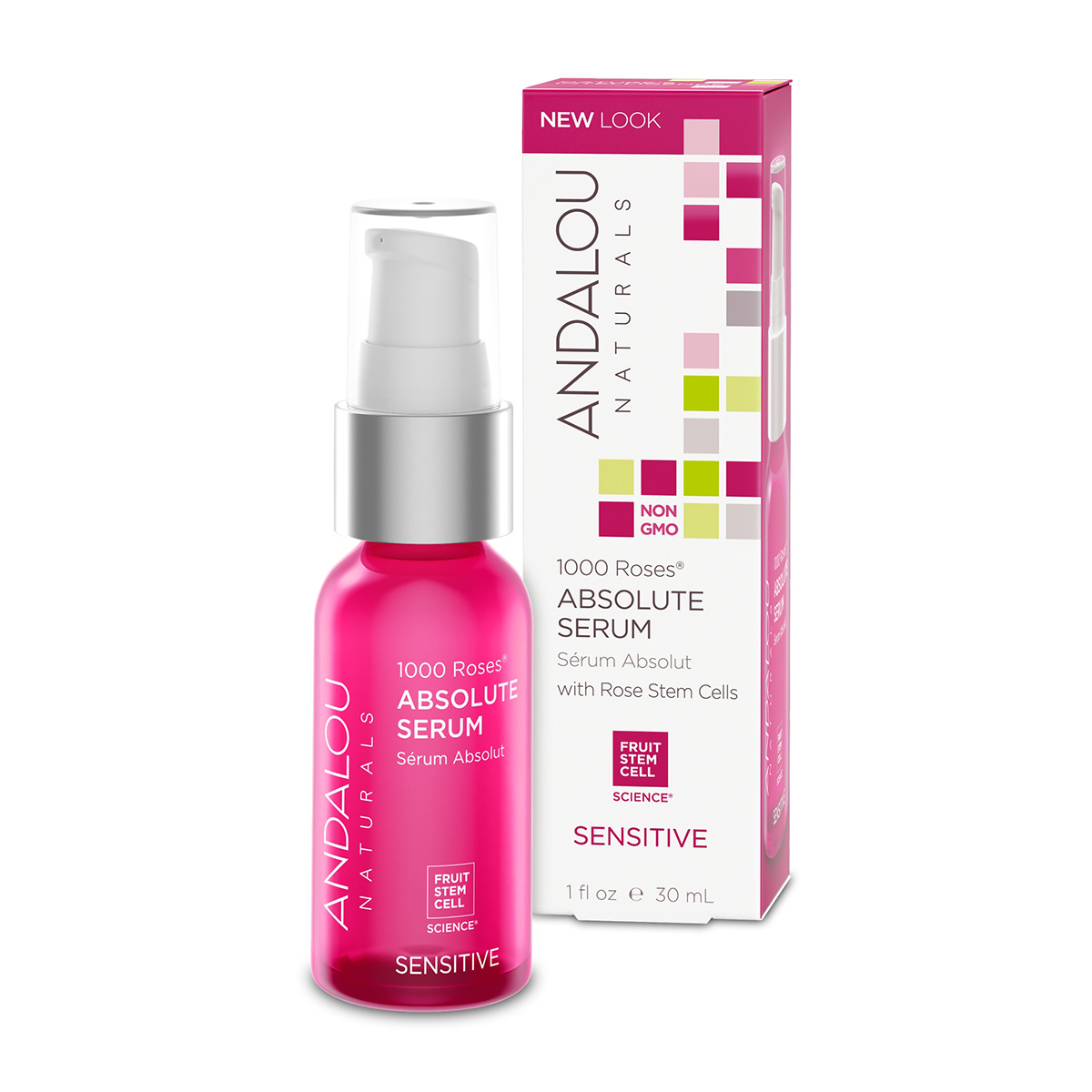 Serum Dưỡng Cho Da Nhạy Cảm Andalou Naturals 1000 ROSES Absolute serum 30ml