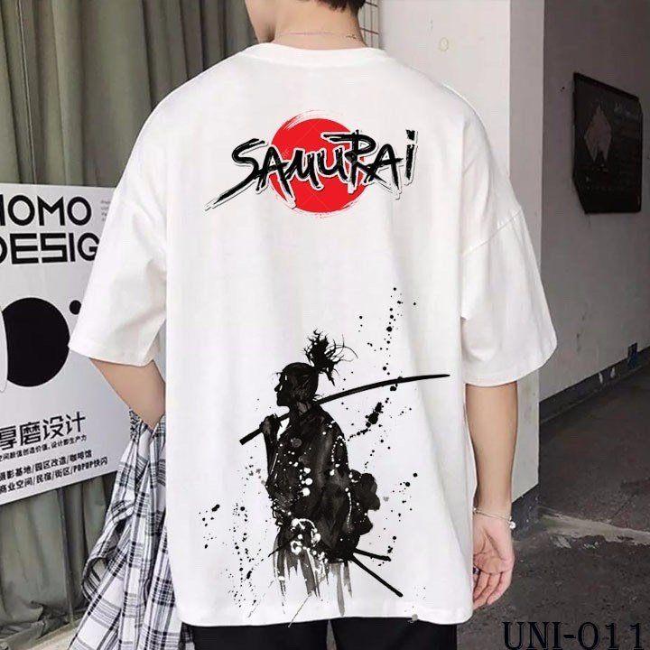Áo Thun Tay Lỡ In Samurai