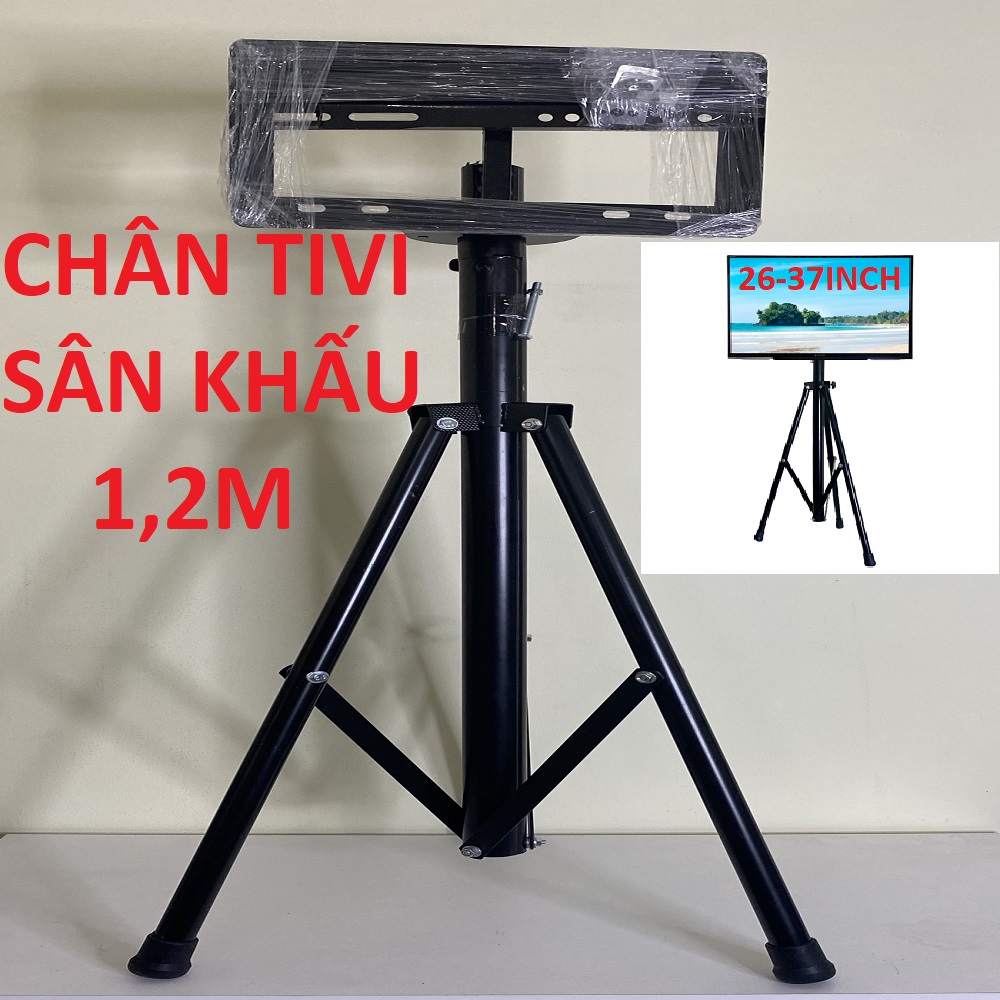 KỆ TIVI DI ĐỘNG SÂN KHẤU 26-37INCH ,CAO 1,2 MÉT ,HÀNG NHƯ HÌNH.